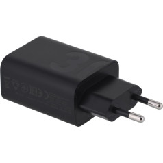 įkroviklis turbopower 30w usb-c su 1m c-c kabeliu, juodas