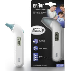 Braun ThermoScan 3 Digitālais Termometrs