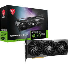 Видеокарта rtx 4070 super 12g gaming x slim gddrx6 192bit