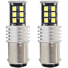 Led spuldzes canbus 2835 15smd 1157 bay15d p21/5w white 12v 24v -01641