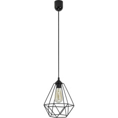 KEBUL piekaramā lampa, jauda maks. 1x60W, E27, melns