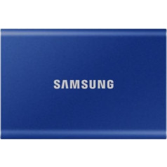 Samsung t7 ārējais ssd disks (1tb; usb 3.2; zils; mu-pc1t0h/ww)