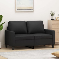 ShGaxin 2-Sitzer-Sofa Schwarz 120 cm Kunstleder, Sofas & Couches, Sofa Wohnzimmer, Sofa Für Jugendzimmer, Relaxsofa, Sofa Für Schlafzimmer, Polstersofa 359132