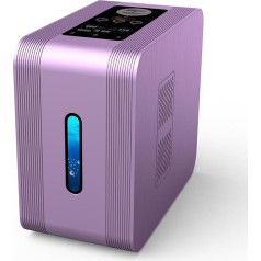 FXNFXLA Wasserstoff-Inhalationsgerät, 99,99% Hochreiner H2-Generator, Inhalator Mit Zwei Anschlüssen, Geräuscharmer Wasserstoff-Wassergenerator Mit Touch-to-Display Im Großbildschirm