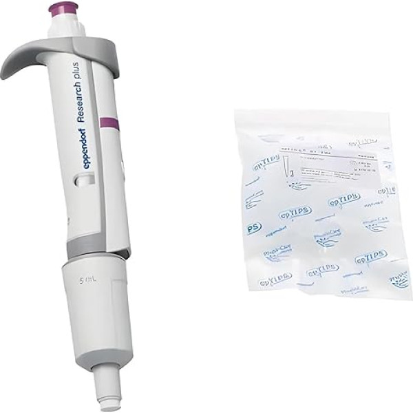 Eppendorf VB-0755 Research Plus vienkanāla pipete, tilpums 0,5-5 ml, violeta krāsa