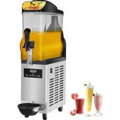 VEVOR Commercial Slushhy Machine, 12L Single Bowl, 25 kausi Margarita Machine, 500W nerūsējošā tērauda Margarita Smoothie, saldēto dzērienu pagatavošanas ierīce, Slushie mašīna ballītēm, kafejnīcām, restorāniem, bāriem utt.