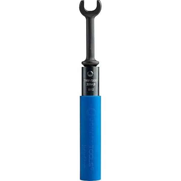 Jonard Tools Twaf 71630 Dinamometriskā uzgriežņu atslēga ar pilnu galvu, 7/16 collu piedziņa, 30 collas/lbs, 6 1/2 collas garums