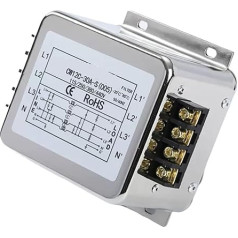 CW12C-3A/6A/10A/20A/30A-S(005) Drei Feuer- und ein Null-Klemmenblock-Leistungsfilter, 380 V, dreiphasig, vieradrig (CW12C-30A-S 005)