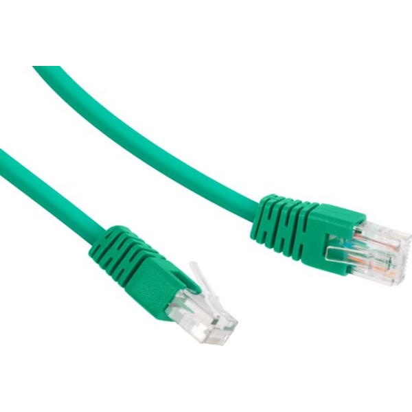 Patch cord cat.6 utp 3m zaļš