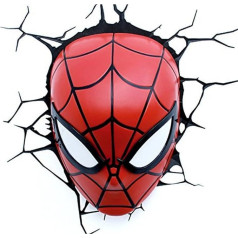 Marvel 3D LED gaismas Spiderman maska