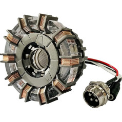 Lonyiabbi 1: 1 Arc Reactor Lamp Heart Model Tony Gatavais izstrādājums Vibrācijas sensors Nav tālvadības pults Nepieciešama dāvana Nav nepieciešama montāža (MK2)