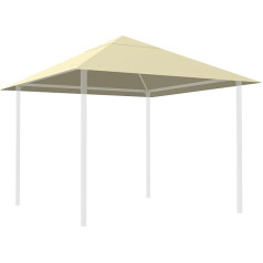 Gazebo jumta nomaiņa 3 x 3, Gazebo jumta nomaiņa 3 x 3, Gazebo jumta nomaiņa 3 x 3, Gazebo jumta nomaiņa 3 x 3, Ūdensizturīgs, Gazebo jumta nomaiņa izmantošanai ārā