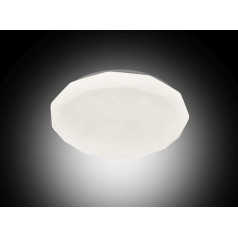 Licht-Erlebnisse LED Deckenlampe Weiß blendarm B: 33 cm neutralweiß 4000 K hell 1800 lm Sternenhimmel moderne Deckenleuchte Wohnzimmer Schlafzimmerlampe Badleuchte