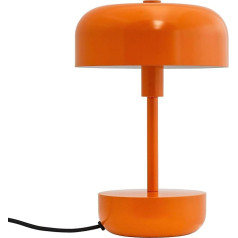 Dyberg Larsen Haipot galda lampa | Galda lampa 17 cm | Retro un modernā izteiksmē | Galda lampa iekštelpām | G9/9W - bez spuldzes | Dāņu dizaina lampa | Oranža krāsa