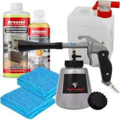 Brestol® Tornador Black Z-020RS with Spring Impulse Technology Current Model Compressed Air Gun Textile Cleaning Concentrate