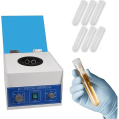 Zentrifugalmaschine, Tischzentrifuge 20 ml x 6 Röhrchen, 4000rpm, 6x15ml, 1790xg, 60min Timer, zur Probentrennung&Qualitative Analyse inKrankenhäusern/Biologischen/Chemischen Labor