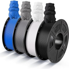 ANYCUBIC PLA filaments 1,75 mm 4 kg, 3D printeru filaments, filaments, 3D drukāšanas materiāli, melns, balts, pelēks, zils, zils