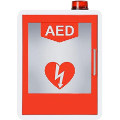 An der Wand montierter AED-Defibrillator-Aufbewahrungsschrank, Erste-Hilfe-Schrank, mit Alarmsystem und magnetischer Zugangskontrolle, für Zuhause, Büro, Krankenhaus