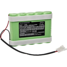 vhbw Akumuliatorius, suderinamas su Bright Defibriliatoriumi SCP851, SCP852 Medical Technology (4000 mAh, 12 V, NiMH)