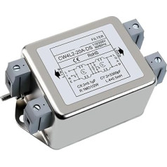 CW4L2-10A/20A/30A-DS zweistufiger Leistungsfilter einphasig AC 220V Anti-Interferenz-Frequenzoberschwingungen (CW4L2-20A -DS double stage)