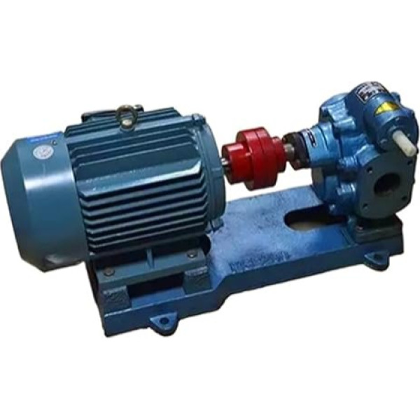 KCB-200 Elektrische Elektrische selbstansaugende Hochtemperatur-Getriebeölpumpe, Ölpumpe aus Gusseisen, Dieselpumpen-Förderpumpe YIJIAN (Farbe : 2inch Pump+motor)