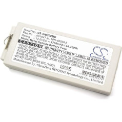 vhbw Akumulators 3700 mAh (12 V) medicīnas tehnikai Kā defibrilators, piemēram, Welch Allyn 001647 U.