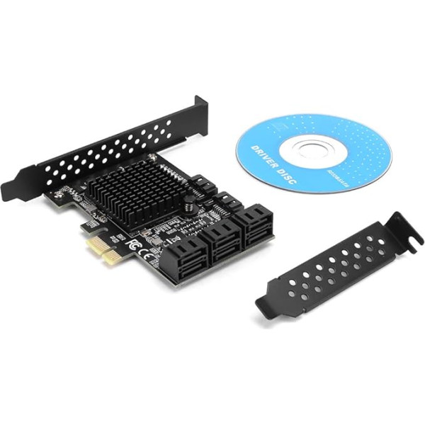 PCE8SAT-M01 PCI-E to SATA 3.0 kartes kontrollera paplašināšanas karte 8 portu SATA 3.0 interfeisa paplašināšanas karte PCI-E 1X 2X 4X 8X 16X interfeiss Saderīgs ar SATA6G 3G 1,5G cieto disku