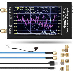 NanoVNA-F V2 3GHz vektorinis tinklo analizatorius 4,3 colių jutiklinis ekranas NanoVNA V2 atnaujinta versija su 5000 mAh, matuoja S parametrus HF VHF UHF SWR fazės delsą Smith diagrama