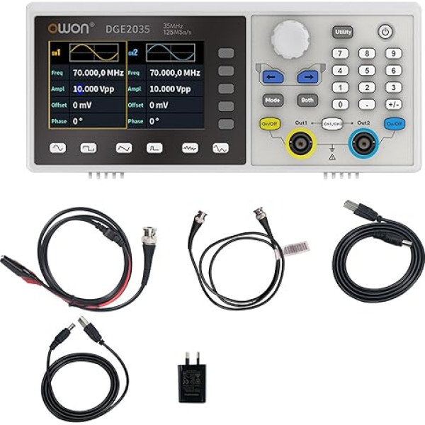 OWON DGE2035 Pārnēsājams nejaušu viļņu formu ģenerators 3,6