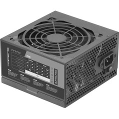 Tacens Anima APIII750, barošanas bloks PC ATX 750W, SMD tehnoloģija 85% Bronze 12 V, īpaši kluss 12 cm ventilators, melns