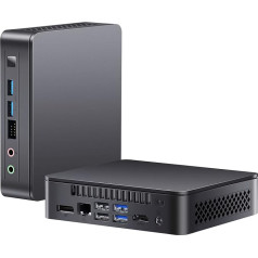 Intel Mini PC NUC 11 Essentiall ar 11. paaudzes N5105 līdz 2,9 GHz 4 kodi 4 pavedieni Mini galddators 16GB RAM 512GB SSD Windows 11 Pro Galddators Dual 4K UHD HDMI WiFi Bluetooth v5.1