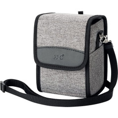 JJC Compact Portable Camera Bag priekš Fuji X100VI X100V X100T priekš Sony a6700 a6600 a6400 a6100 ar 16-50 mm objektīvu priekš Canon EOS M5 M50 ar EF-M 22 mm priekš Ricoh GRIII priekš Leica SOFORT2, pelēka, ceļojumu soma