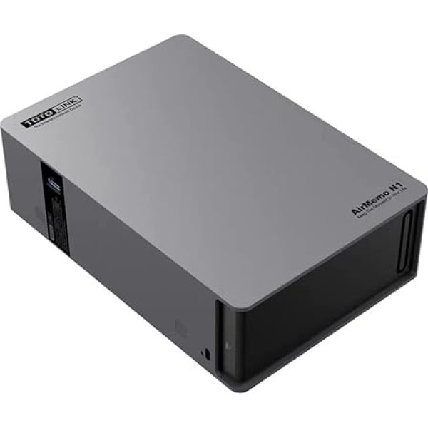 TOTOLINK AirMemo N1 NAS serveris Tīkla krātuve USB 3.0 1000 Mbps LAN 2 GB RAM Mājas serveris Papildu krātuve Automātiska dublēšana NAS krātuve 1 x SATA NAS SSD/HDD Android iOS iOS Windows saderīgs