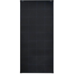 enjoy solar 200 W 12 V monokristālu saules bateriju panelis, melns, PERC 9BB saules modulis, ideāli piemērots autofurgoniem, balkona elektrostacijām, dārza nojumēm, laivām (monokristālu 200 W melns)