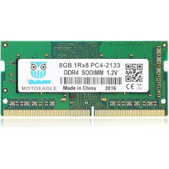 8GB 1RX8 DDR4 2133MHz SODIMM PC4-17000 (PC4-2133P) CL15 Non-ECC Laptop RAM Memory