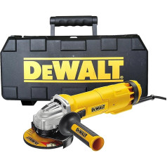 DEWALT DWE4206KL 115mm 1010W 110V mini slīpmašīna ar komplekta kārbu