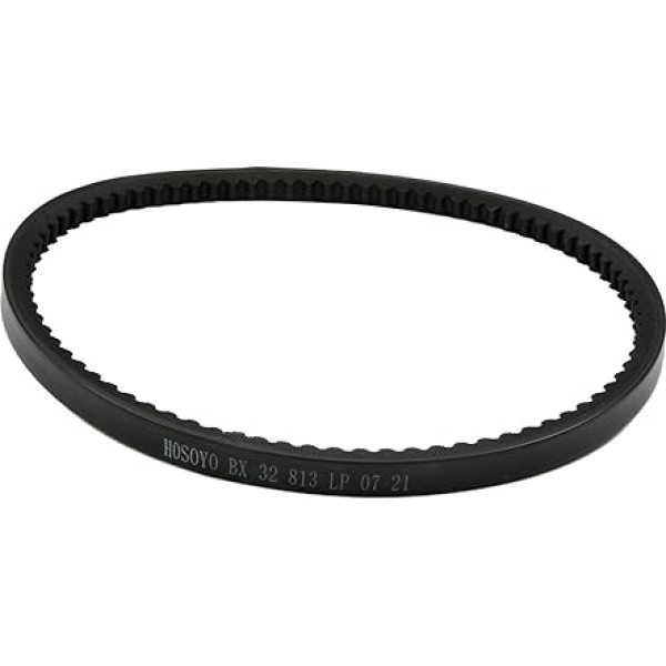 Othmro Trīsstūra josta Rūpniecības josta BX32 Drive Belt Iekšējais apkārtmērs 32 collas Rūpniecības Power Gumijas piedziņas josta Aizvietošanas siksna Pārnesumu siksna virpām Galda zāģi Lentas zāģi Black