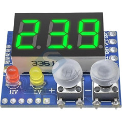 UGCMAFWLU DC 0-99,9 V LED digitālais displejs Summer Alarm Voltmeter Meter Spannung Lipo Spannung LED Anzeige Tester for RC Auto Batterie Boot