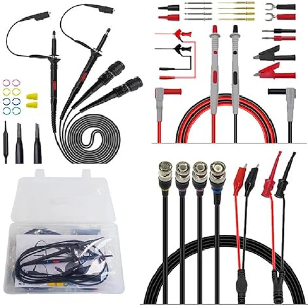 P1260D Multimetrs-Messleitungssatz, Oszilloskop-Sonde, austauschbares Multifunktions-Testzubehör (Krāsa : P1260D)