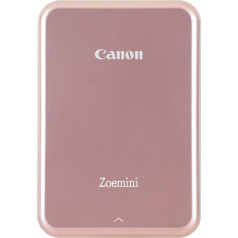 Canon Zoemini Mobile mini fotoprinteris (akumulators, 5 x 7,5 cm fotoattēlu, ZINK drukāšana bez tintes, mobilajiem tālruņiem iOS un Android, izmantojot blautooth, 160 g), rozā zelts