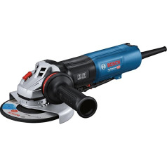 Bosch Professional Winkelschleifer GWS 17-150 PS (Ø 150 mm, jauda 1.700 W, slīpā grifa forma, PROtection-Schalter, Drehzahlvorwahl, mit Staubfilter)