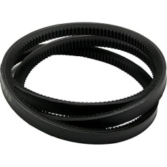 Othmro 1 x Trīsstūra josta Rūpniecības josta AX54 Drive V-Belt Iekšējais apkārtmērs 54 collas Rūpnieciskās jaudas gumijas piedziņas jostas rezerves siksnas pārnesumu siksna virpām Galda zāģi Lentas zāģi Black