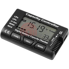 1-7S Digital Batterie Kapazität Detektor Power Display LCD Checker Tester Spannung Controller LiPo LiFe Li-Ion NiMH Nicd for RC Auto