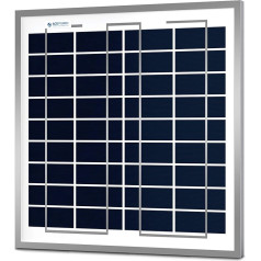 ACOPOWER 15 Watt 15 W Polykristallines Photovoltaik-PV-Solarmodulmodul 12 V Batterieladung