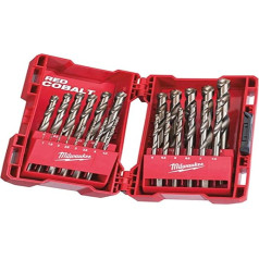 Milwaukee Kit CX Plastic de 25 Brocas HSS-G Cobal