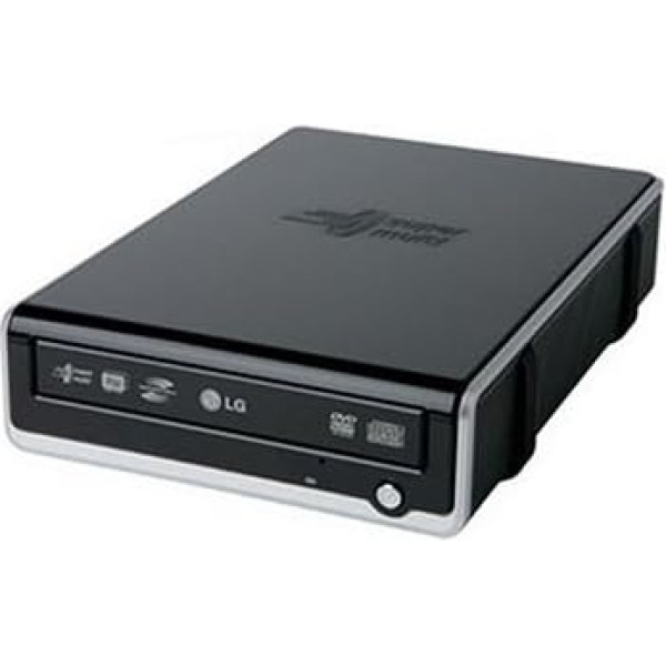 LG GSA-2166D-R DVD ierakstīšanas iekārta, ārējā USB 2.0, melna (+16x8x -16x6x DL+8X RAM 5X)