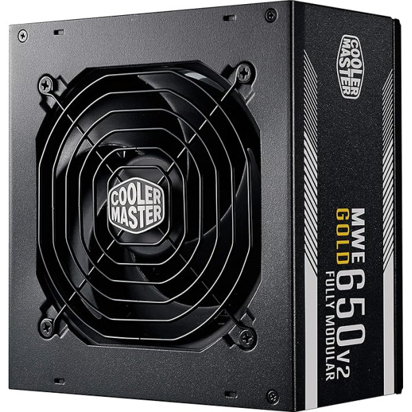 Cooler Master MWE Full Modular PC barošanas bloks, pilnībā modulāra kabeļu vadība