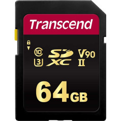 Transcend 64 GB SDXC / SDHC 700S atmiņas karte TS64GSDC700S / līdz 285 MBS un rakstīšanai 180 MBS