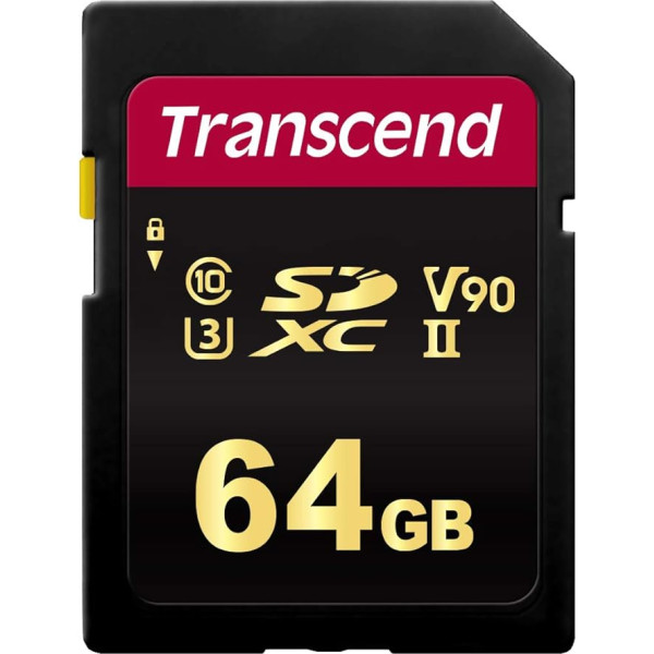 Transcend 64 GB SDXC / SDHC 700S atmiņas karte TS64GSDC700S / līdz 285 MBS un rakstīšanai 180 MBS