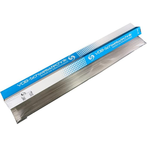 TIG aliuminio suvirinimo viela AL 99,5 Ti - 1,6 x 1000 mm - 3.0805 - 3,0 kg